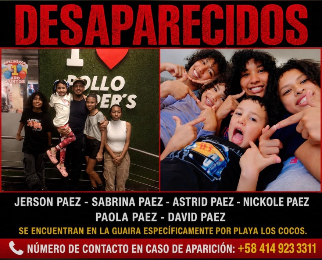 Sabrina paez, jerson Páez, Astrid Páez, Nikole paez, Paola Paez, David Paez Familia Paez