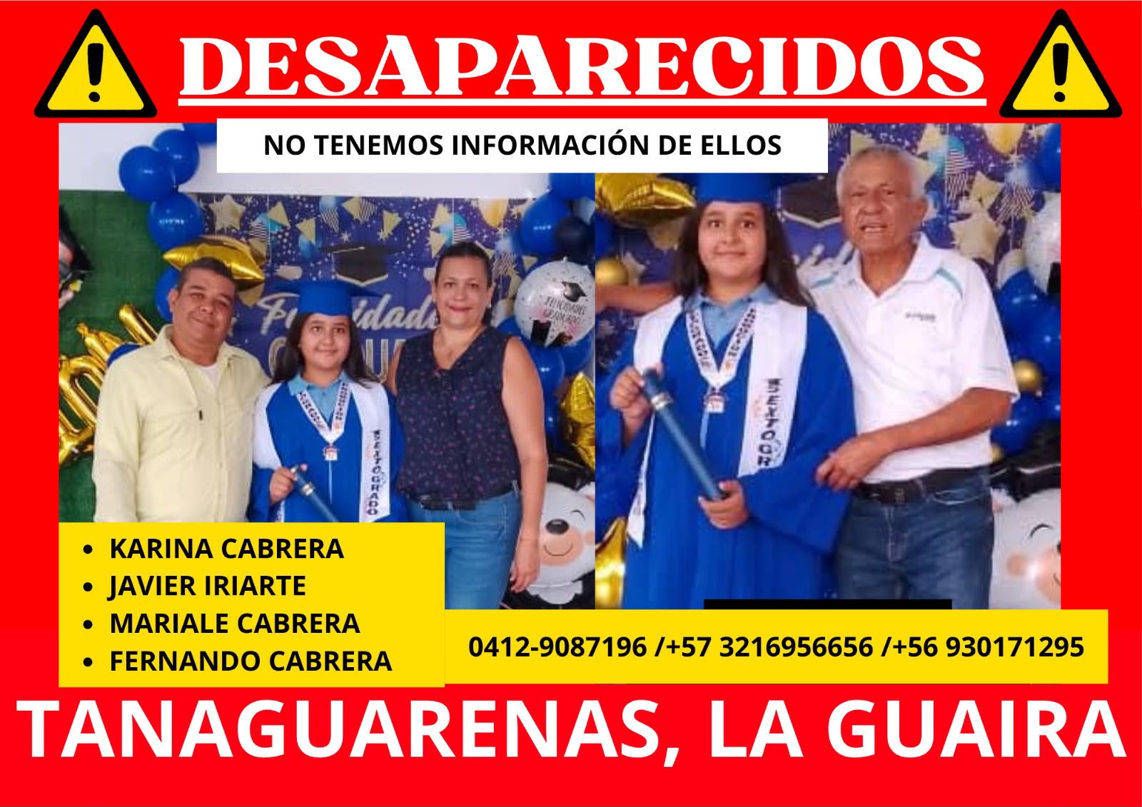 Karina Javier María y el zurdo Cabrera iriart