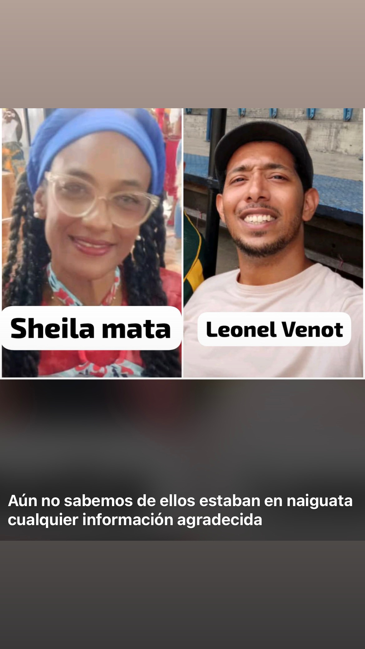 Sheila y leonel Mata venot