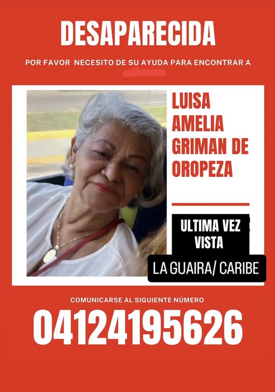 Luisa Amelia Griman de Oropeza
