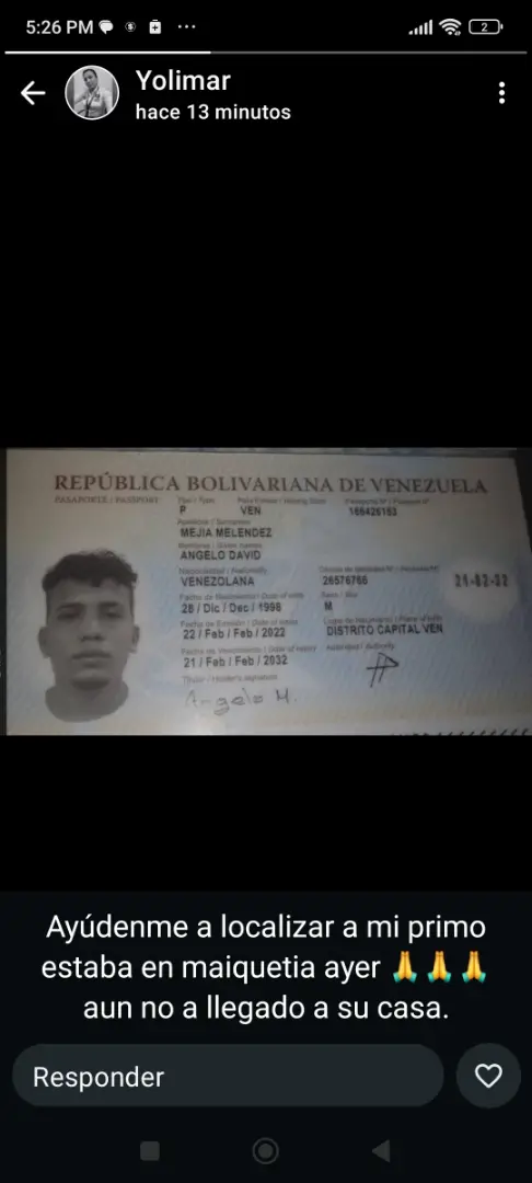 Angelo David Mejias  melendez