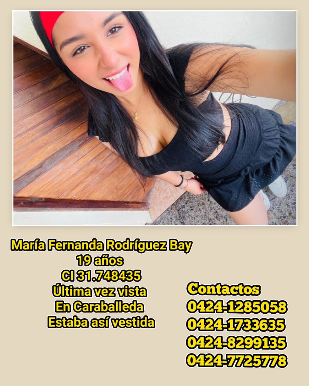 María Fernanda Rodríguez bay