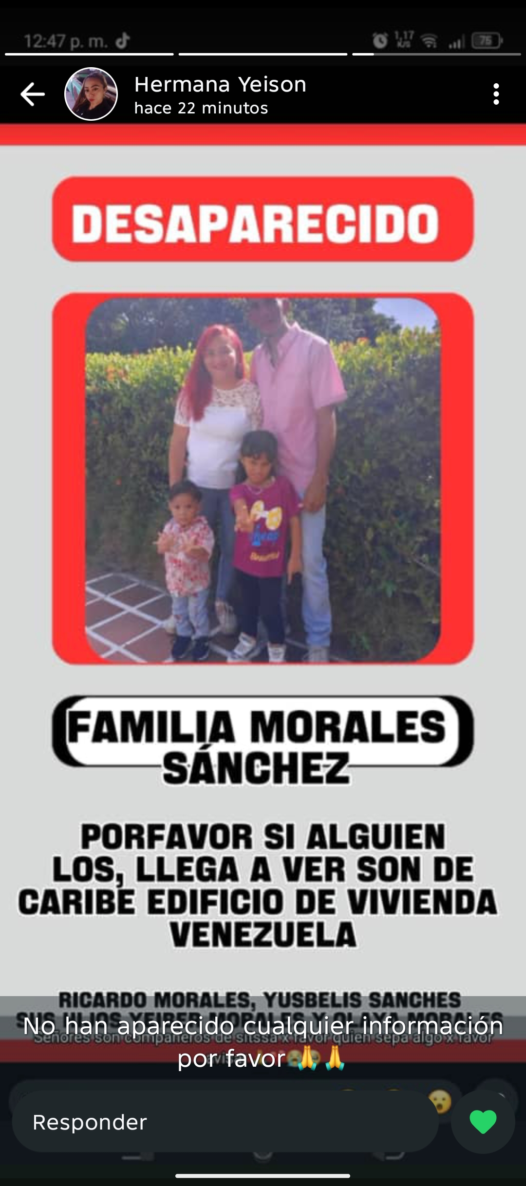Yusbely, playa y River y ricardo Familia sanchez