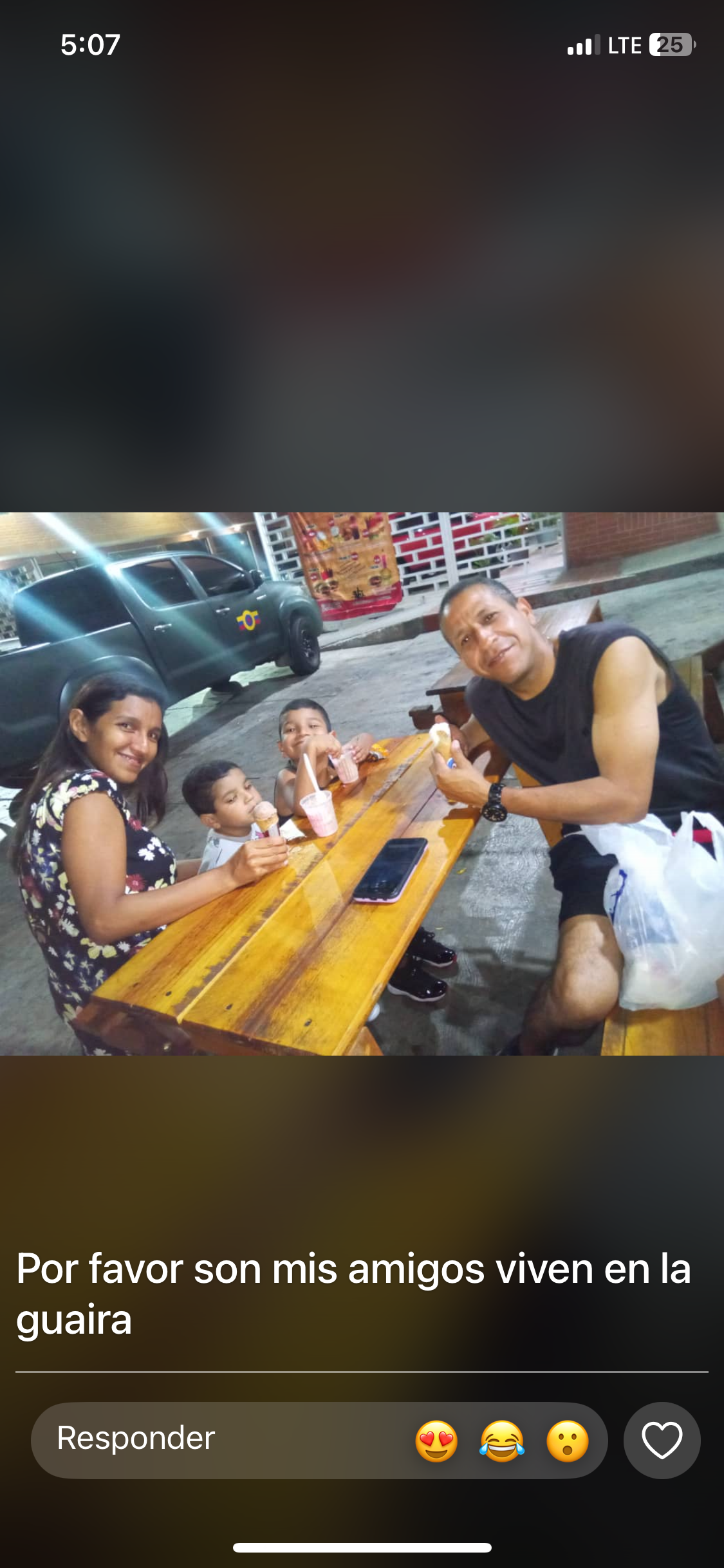 Julio César Villalba y su familia Villalba