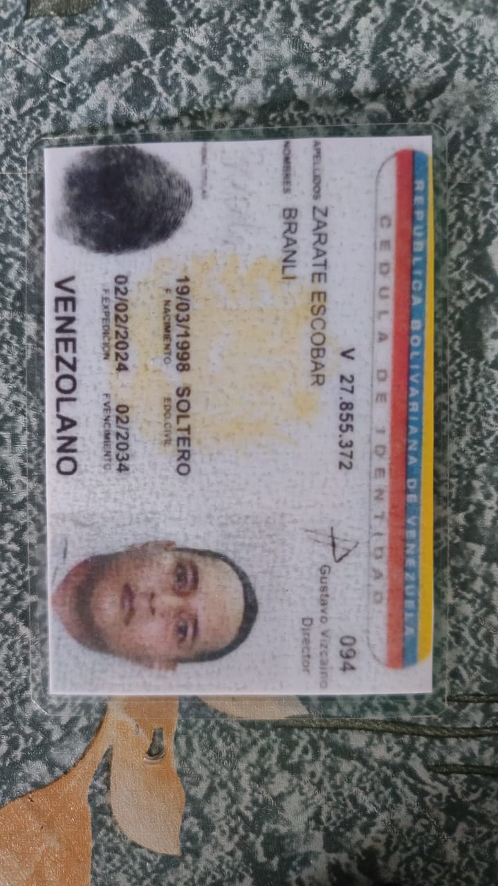 BRANLI ZARATE  ESCOBAR