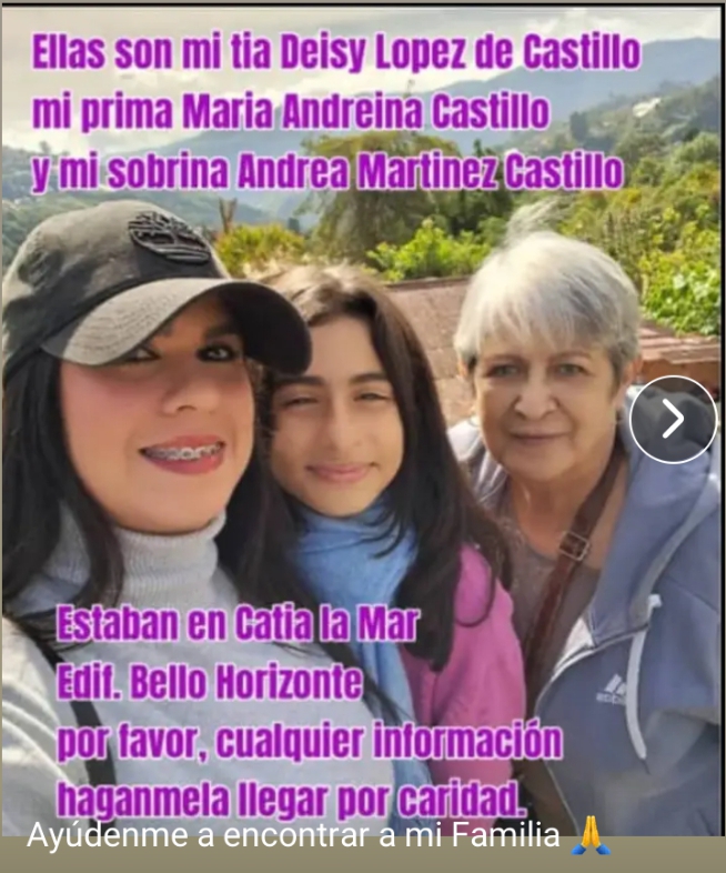 María Anfreina , Deysi Lopez Castillo y Andrea Martinez castillo Valdiviezo