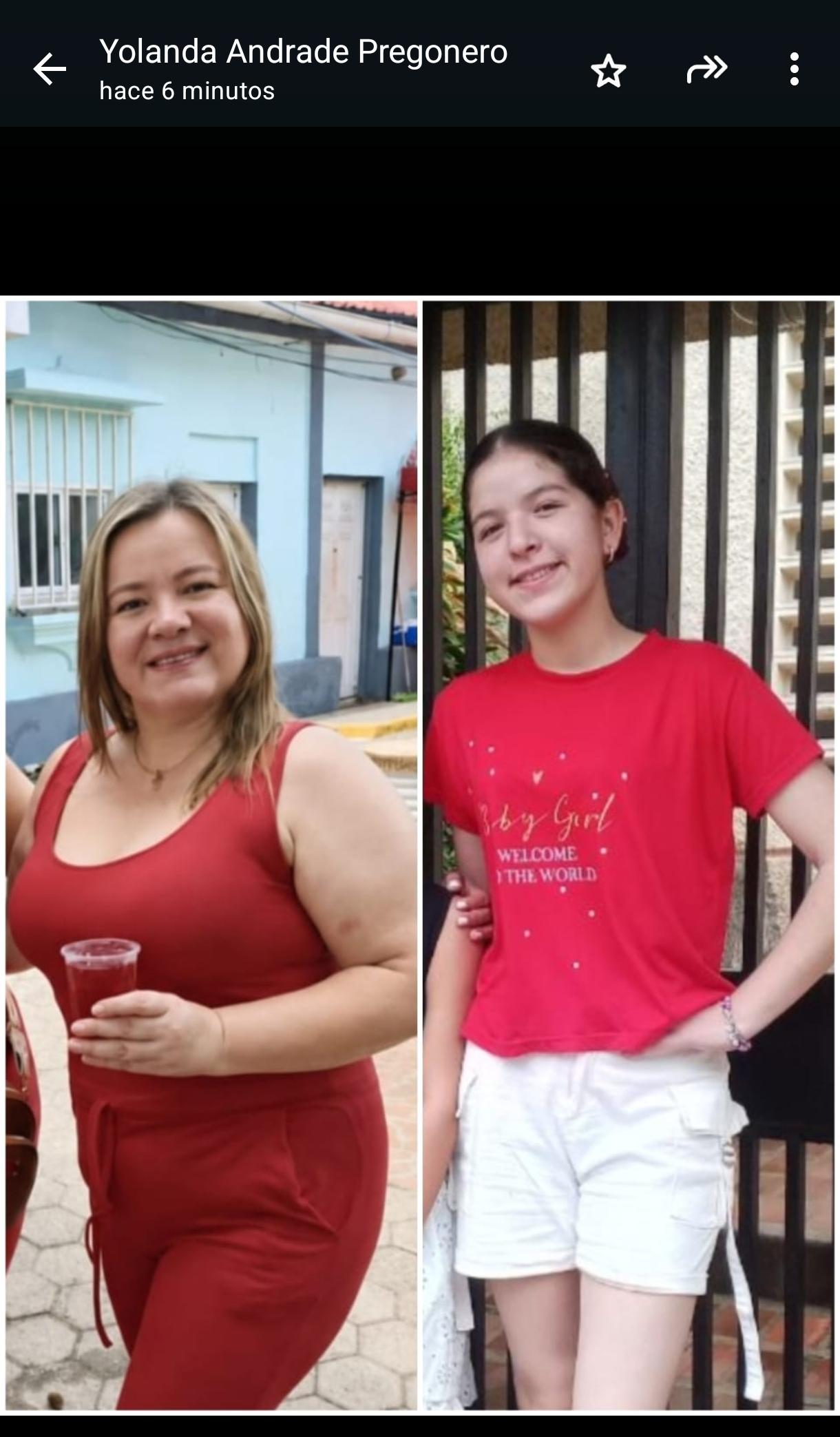Iraima Andrade y su hija Valeria Andrade