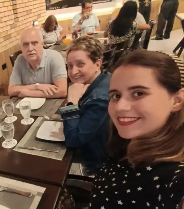 Carlos, Luraima y Melissa. De Sousa Viscoti