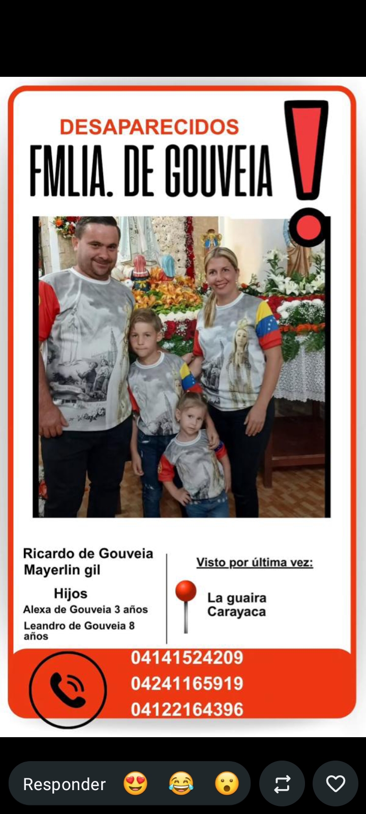 Richard de Gouveia,  Mayerlin Gil Leandro de Gouveia Gouveia