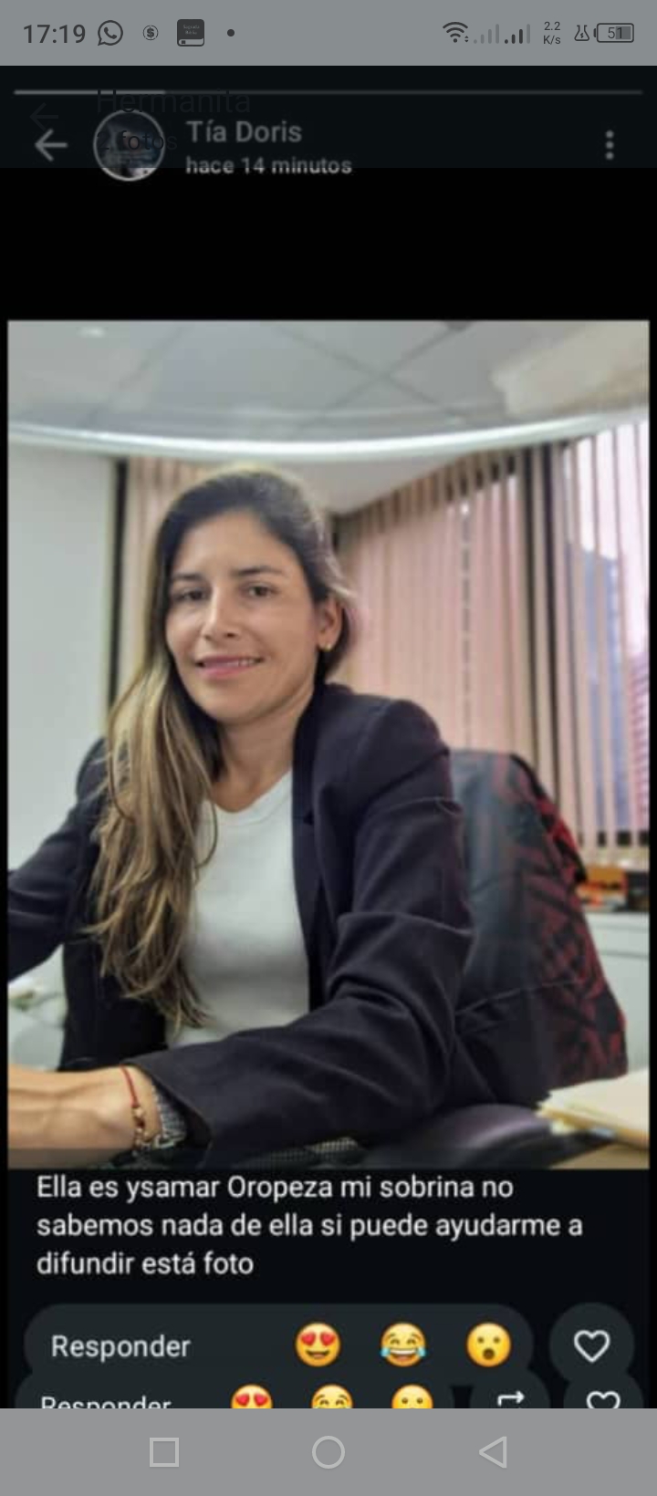 Ysamar  Oropeza Oropeza
