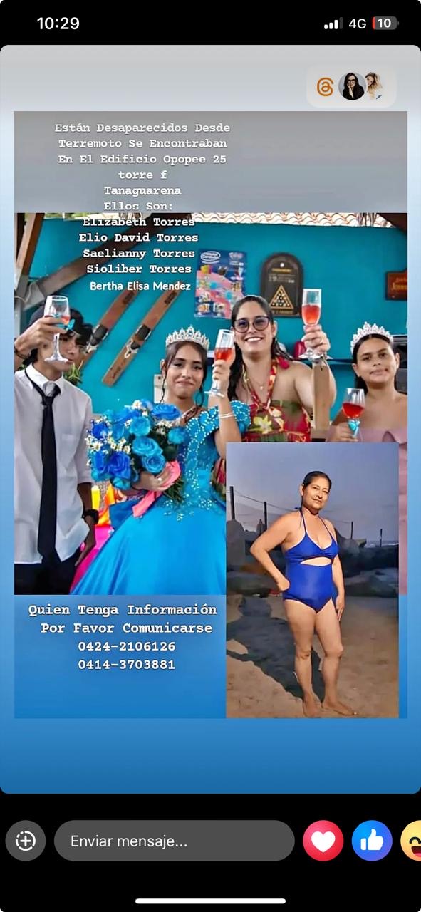 Elizabeth torres , Elio David torres , saelianny torres Elizabeth torres , Elio David torres , saelianny torres