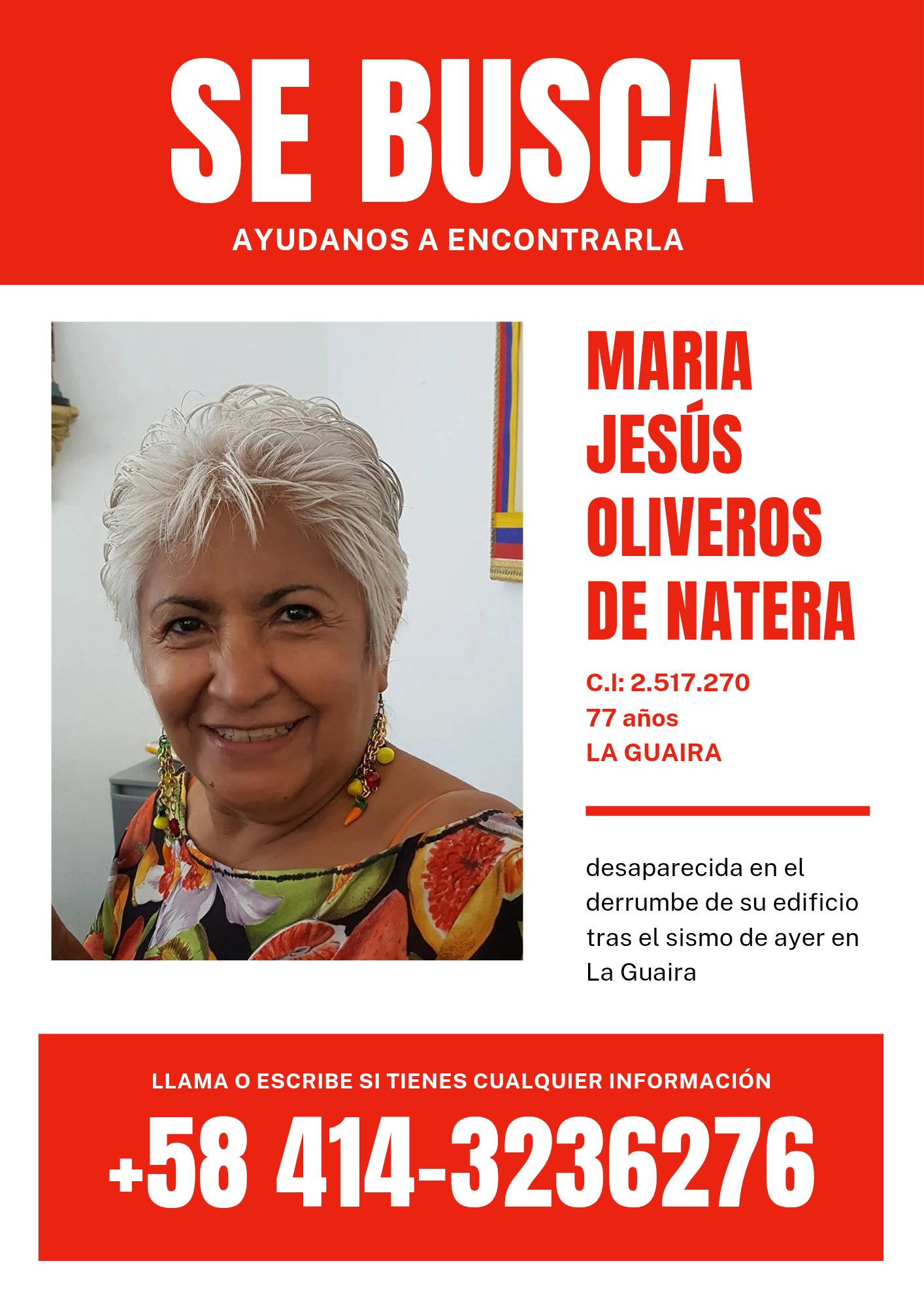 María Jesús Oliveros de Natera