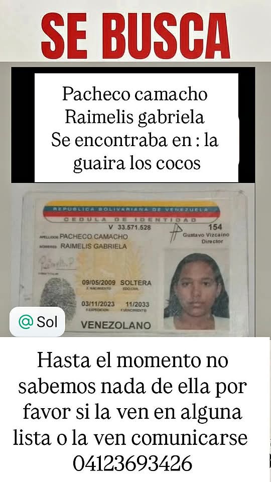 Raimelis gabriela Pacheco camacho