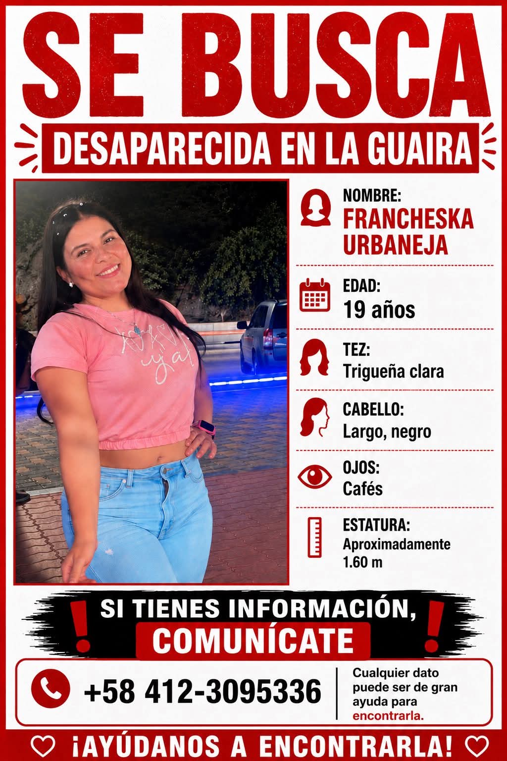 Franshesca salome Urbaneja zambrano