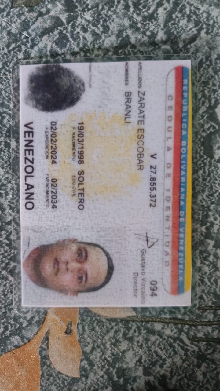 BRANLI ZARATE ESCOBAR