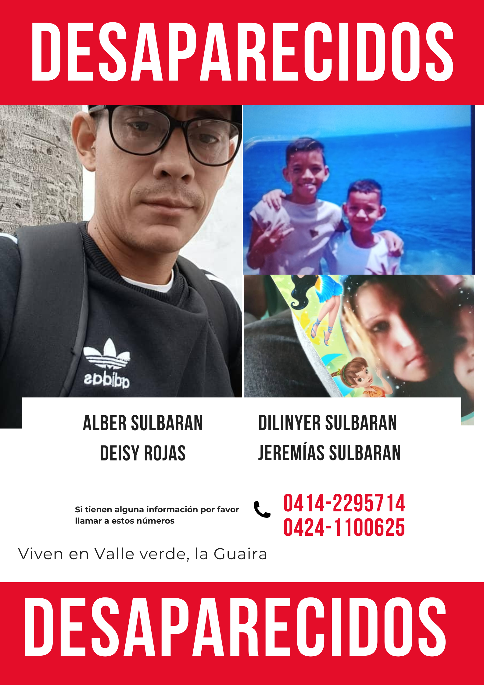 Deysi rojas Dilinyer y Jeremías sulbaran