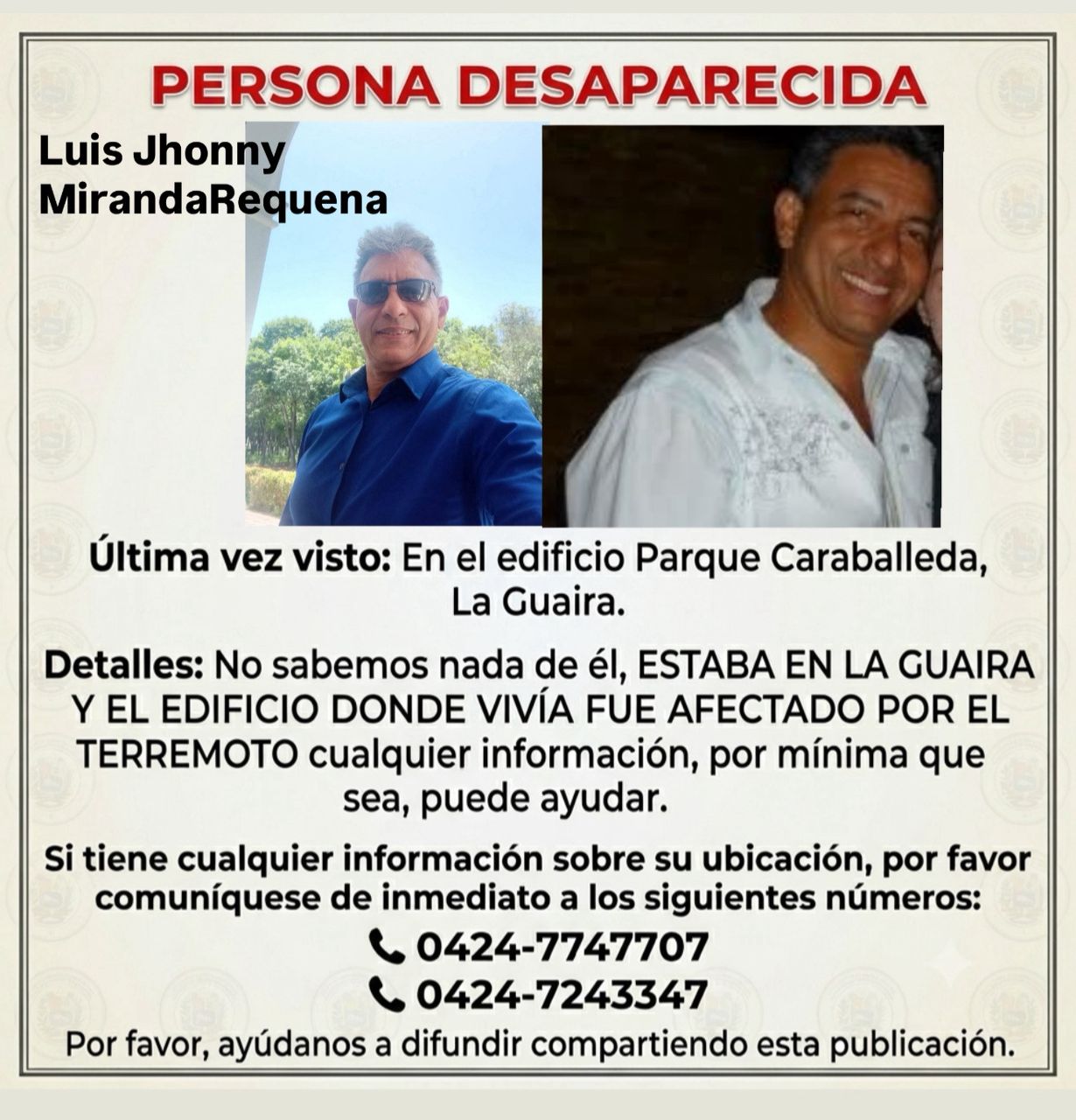 Luis Jhonny Miranda Requena