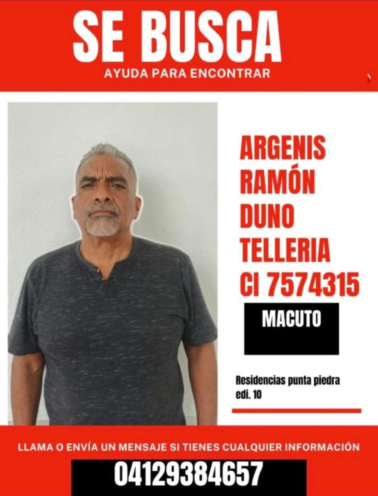Argenis Ramón Duno Telleria