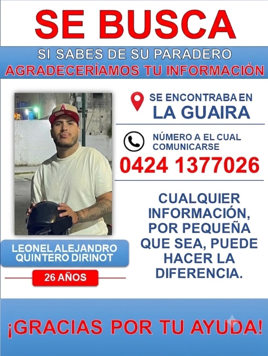 Leonel Alejandro Quintero Dinirot
