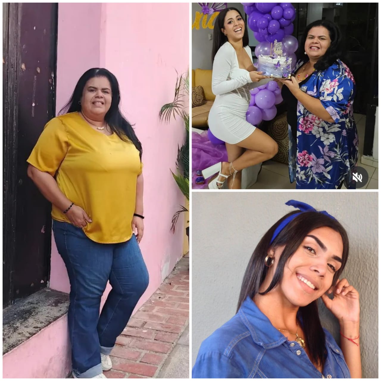 Carol, Patricia y Mariana Palacios