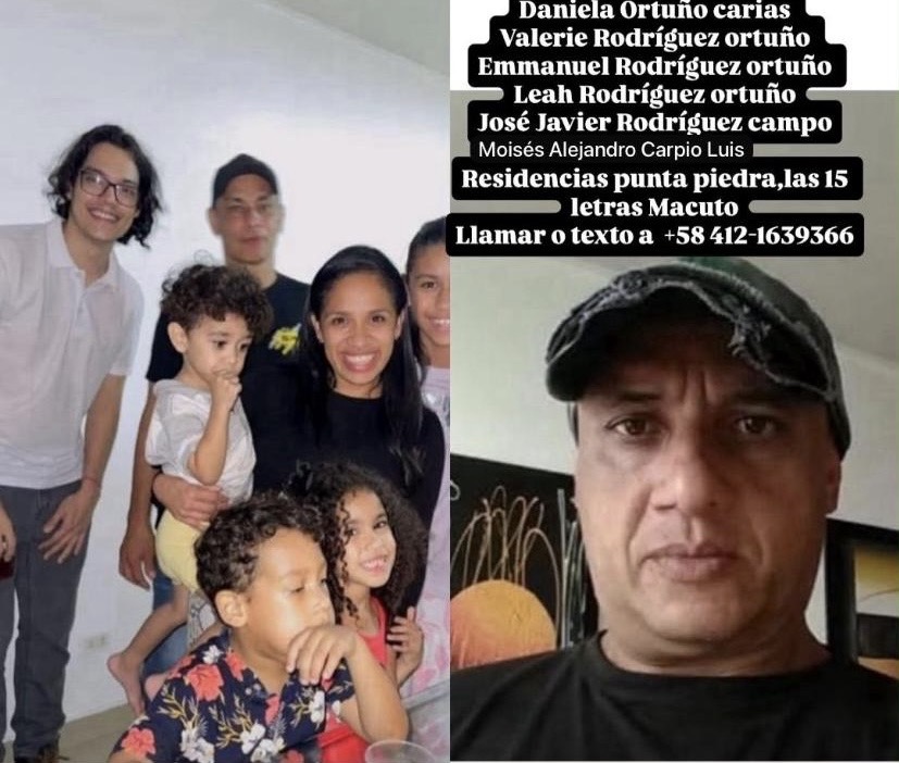 SE BUSCA FAMILIA RODRIGUEZ EDO VARGAS ORTUÑO RODRIGUEZ