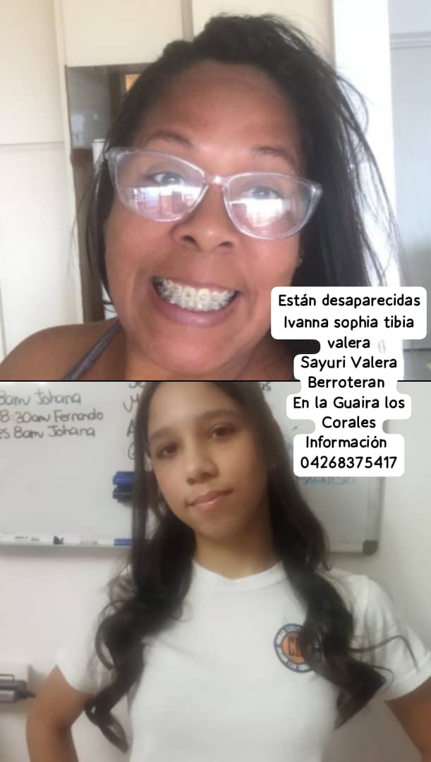 Nayib Sayuri y Ivana Valera Berroteran