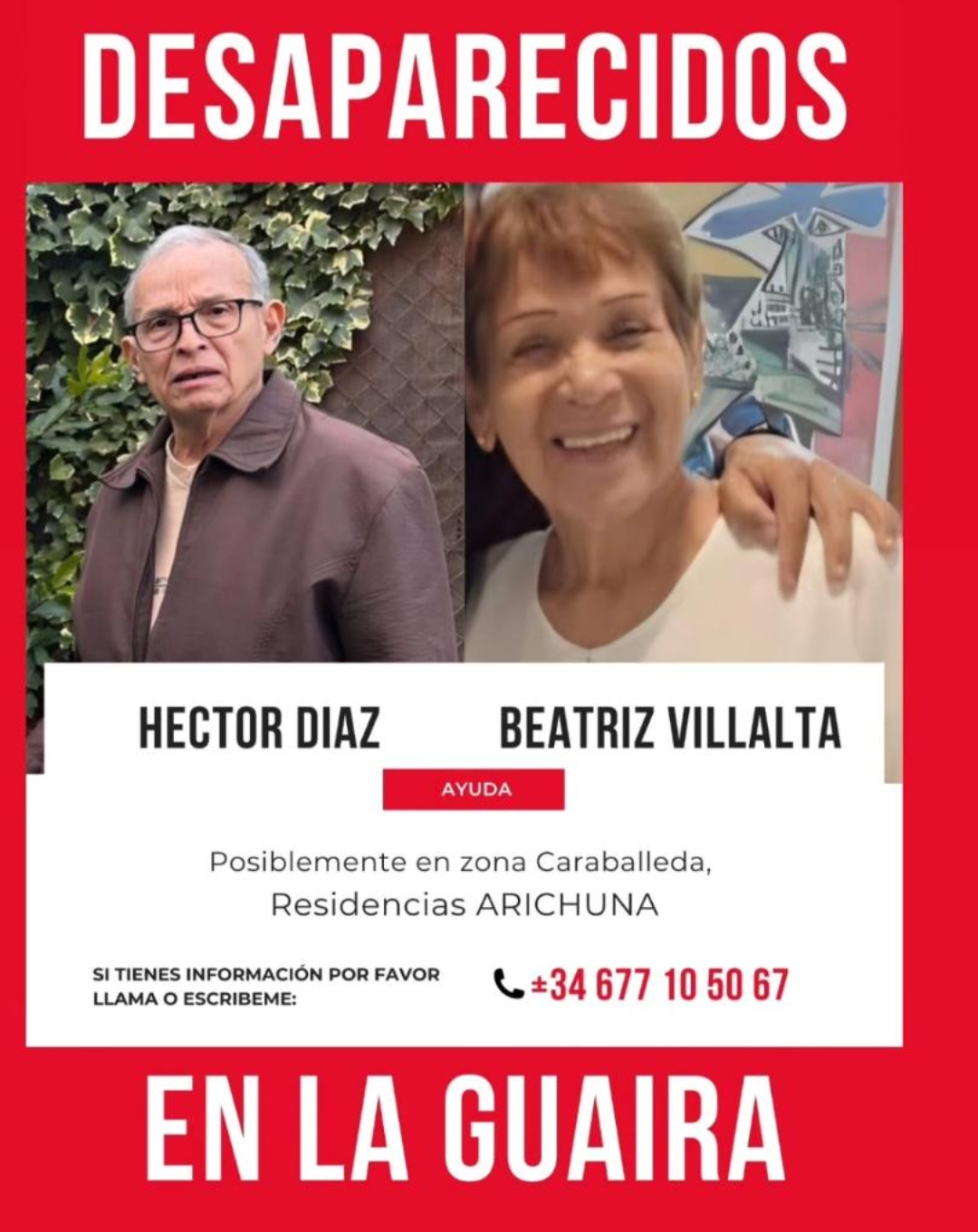 Hector Díaz y Beatriz Villalta Rivero