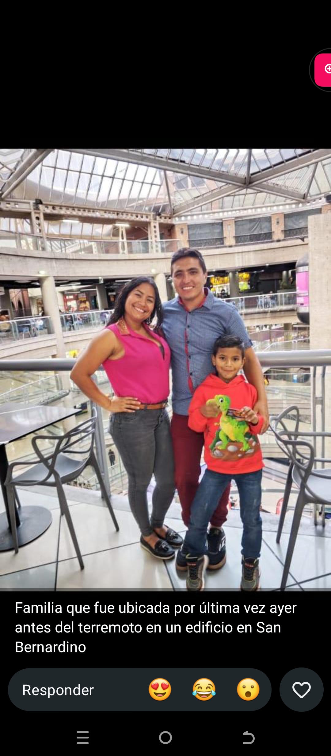 Bárbara, Wilmer y Ezequiel Gonzáles, cruz y cruz