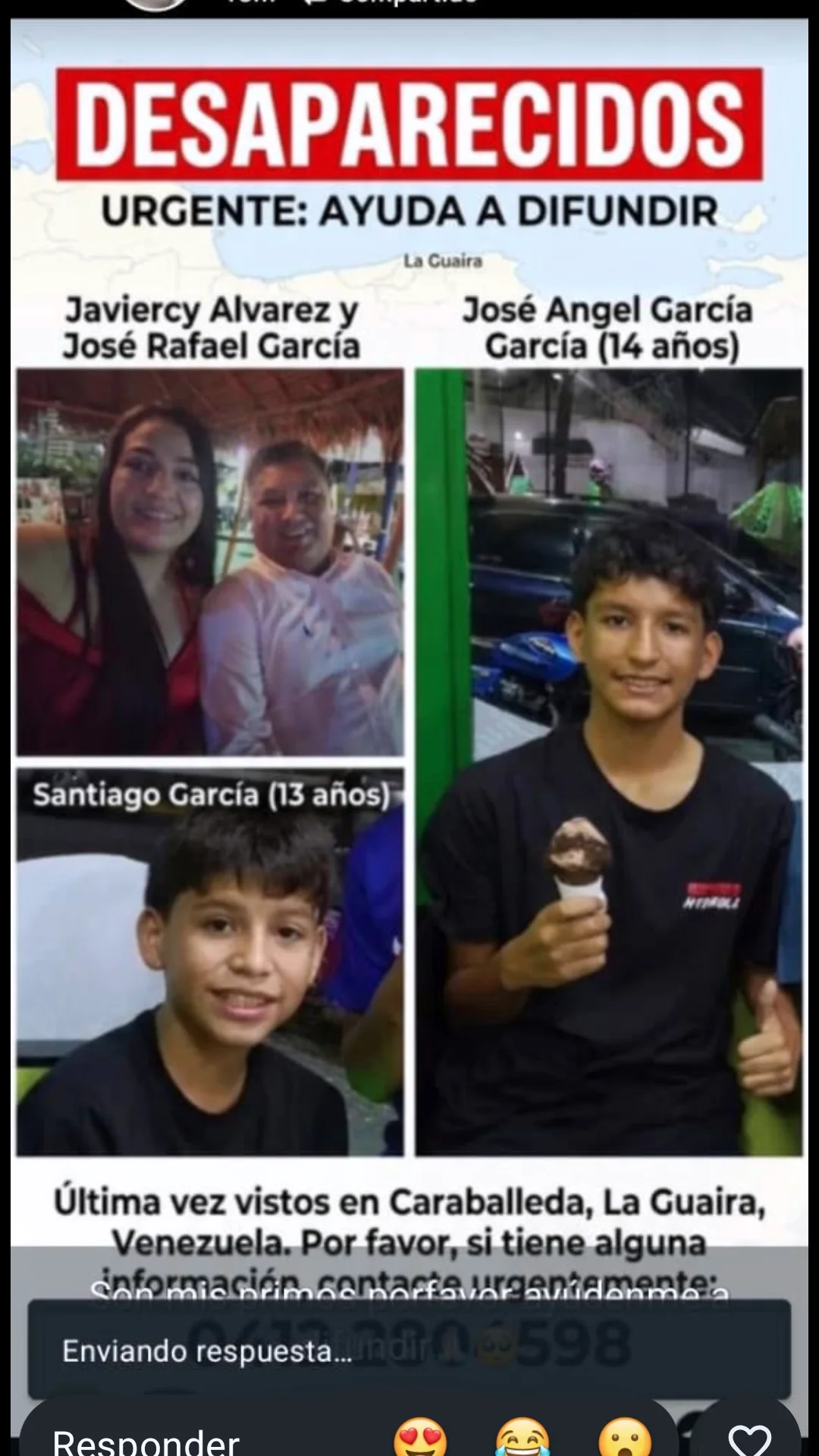 Javiercy Álvarez, Jose Rafael García, José Angel García Santiago García García