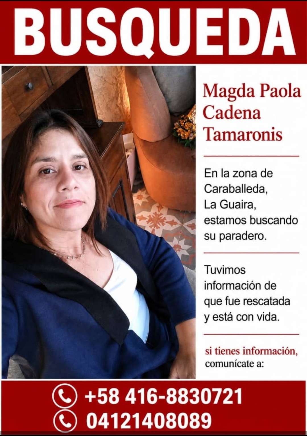 Magda paola Cadena tamaronis