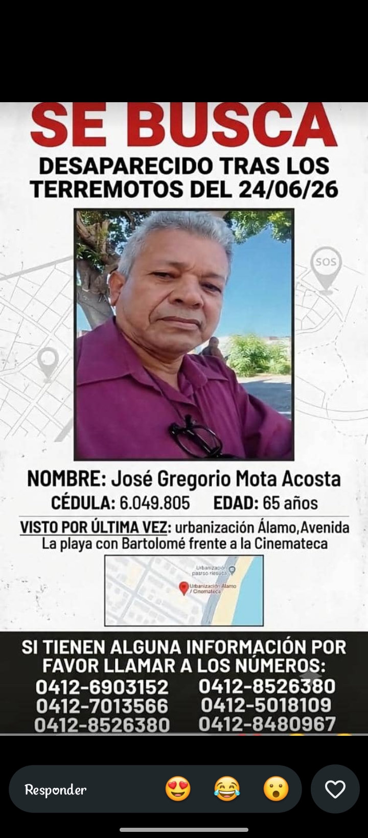 José gregorio Mota Acosta