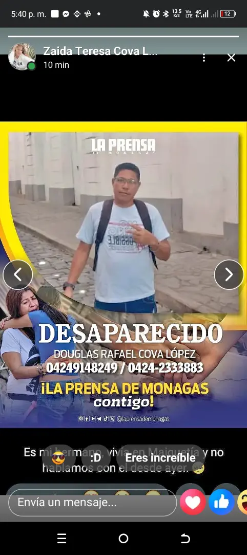 Douglas Rafael Cova López