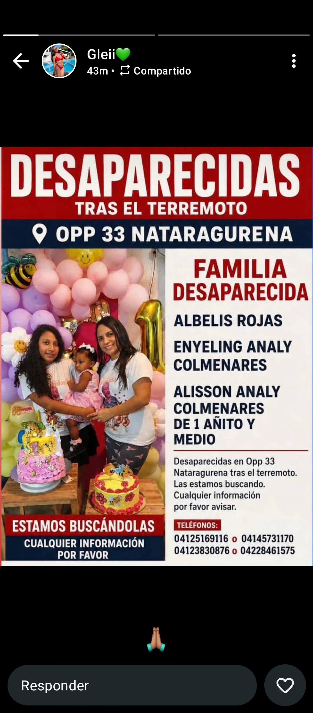 Albelis Rojas, Enyeling Colmenares y Alisson Colmenares Sharlin Torres