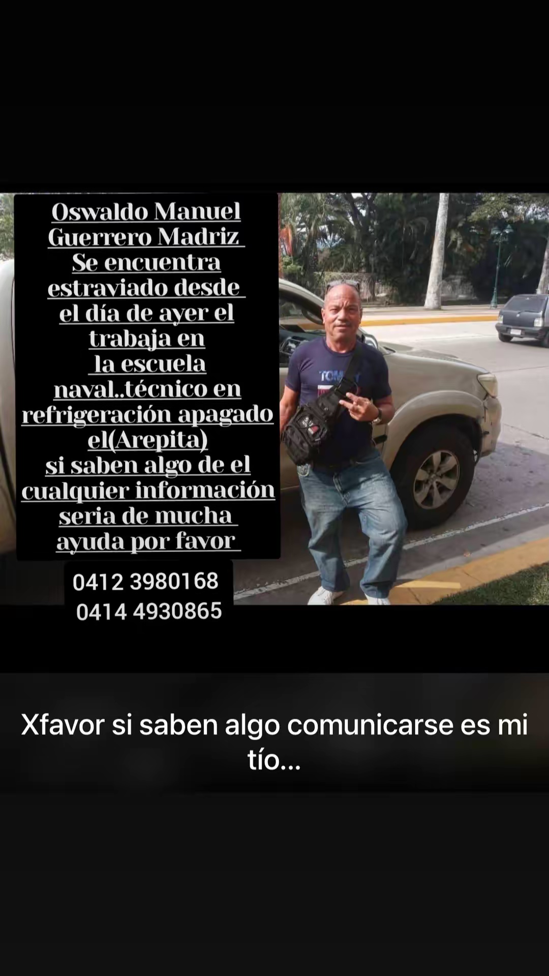 Oswualdo Manuel Guerrero madriz