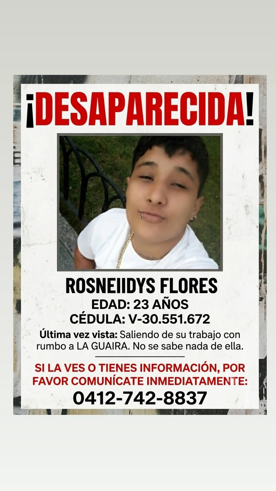 Rosneidys jahisbeth Flores Ríos