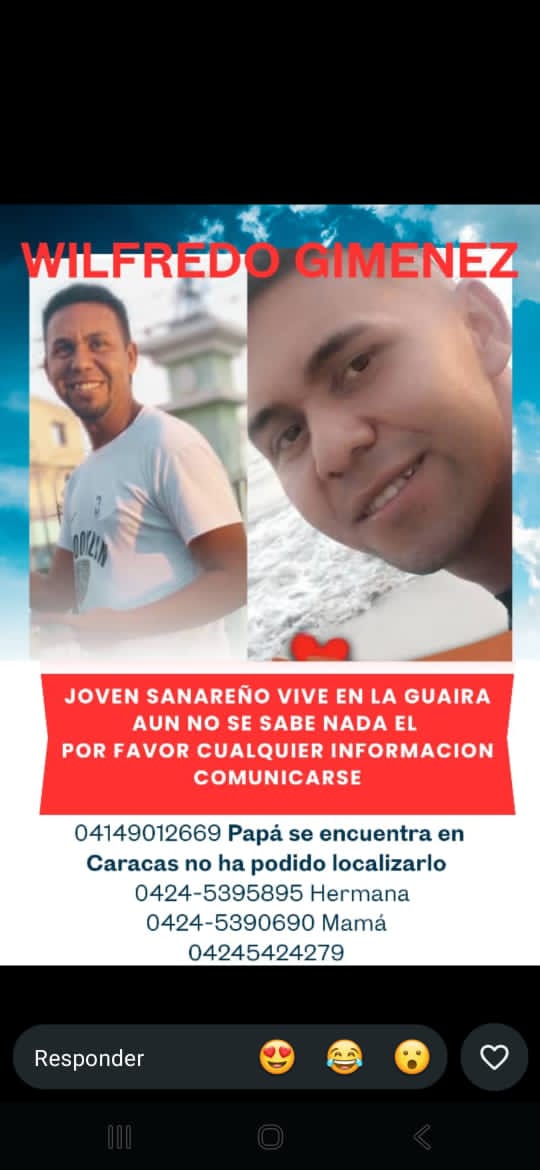 Wilfredo José Gimenez Colmenares