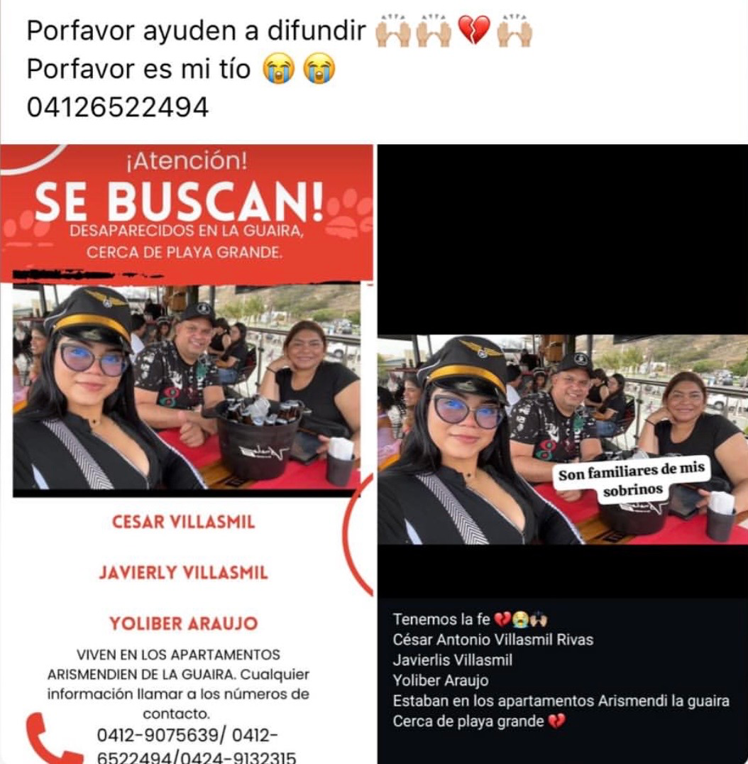 CESAR  JAVIERLY  YOLIBER Villasmil, Villasmil, Araujo