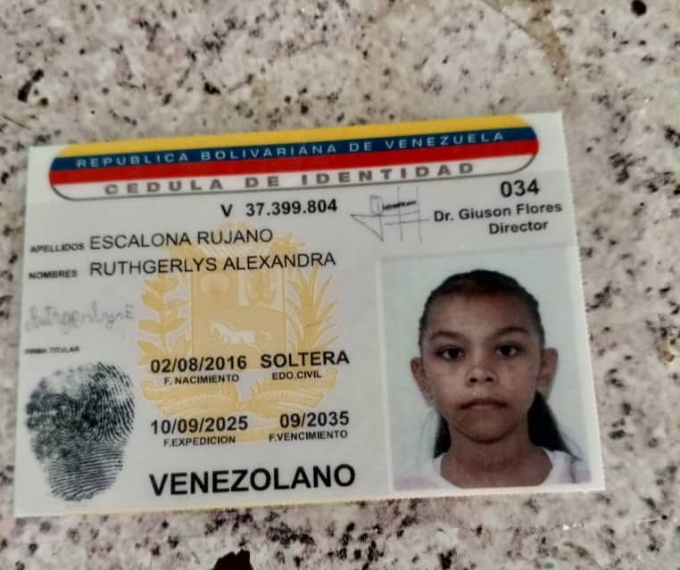 RUTHGERLYS ESCALONA