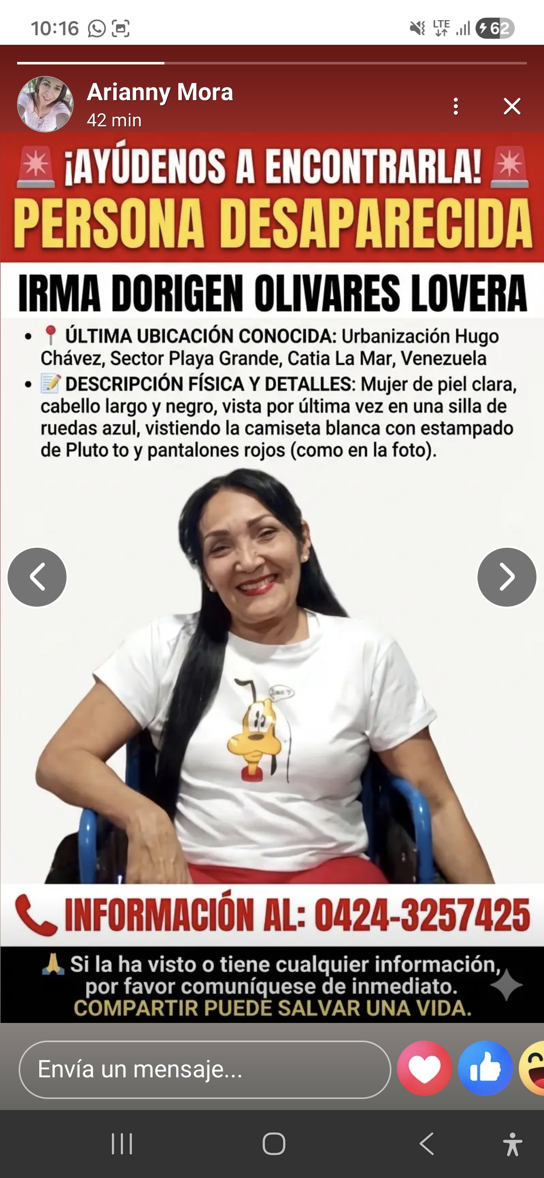 Irma Dorigen Olivares Lovera
