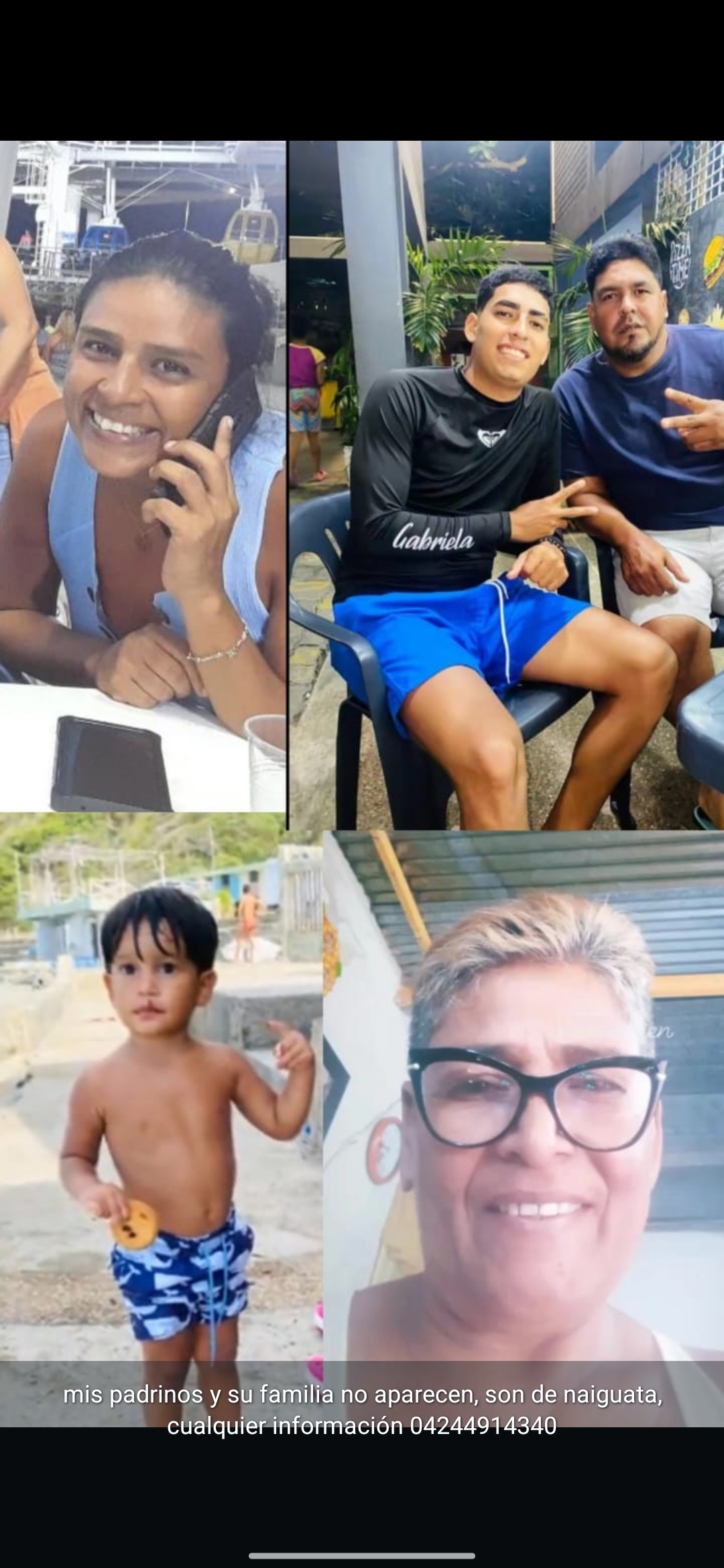 jhoan calballo y su familia