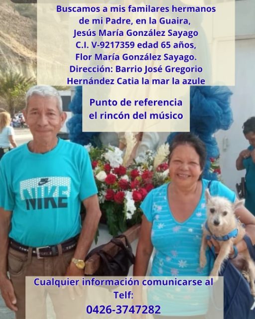 Jesus Maria González Sayago y Flor María González Sayago