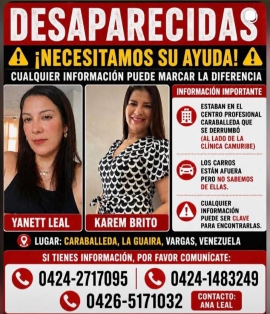 Karem Brito y Yanett Leal