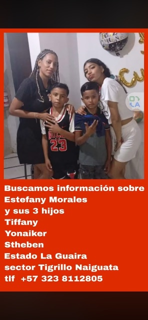 Tiffany, Estefany, Yoiner, Steven