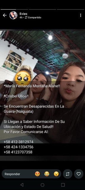 Maria Montana y Crisbel Ulloa