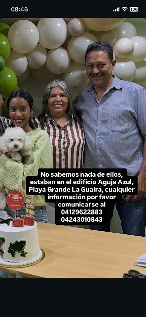 Camila Perez, Mirla Pérez y Julio Veliz