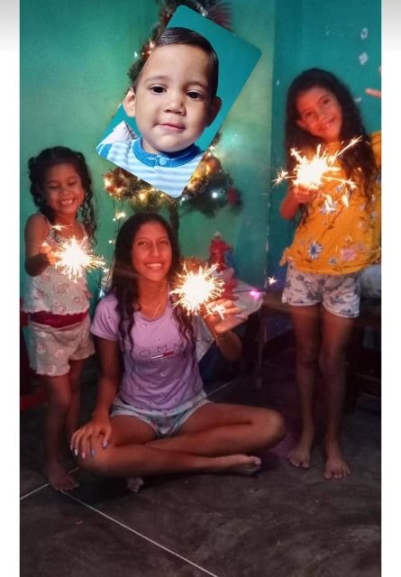 Josmailyn silano 15 Josemith Vasquez 8 Anly Vasquez 6 Mathias Vasquez 1año 6 meses