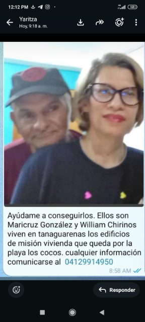 William Chirinos y Maricruz Brito