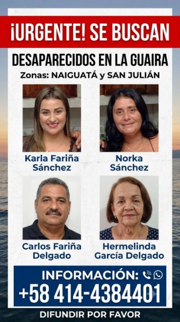 Karla fariña Sánchez Norka Sánchez Carlos fariña delgado Hermelinda García Delgado
