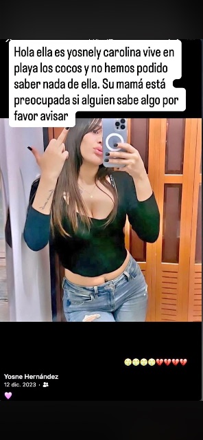 Yosnely carolina hernandez