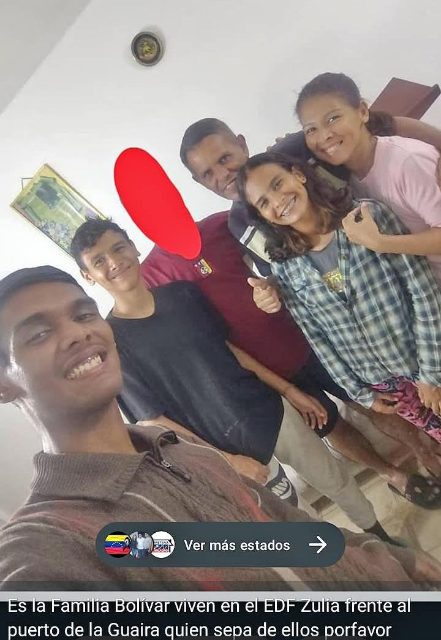 Ruben Daniel Bolivar Martinez, Anne Faviola Isturiz Mora, Angel Daniel Bolivar Isturiz, Anne Shekinah Bolivar Isturiz, Daniel Alejandro Bolivar Isturiz